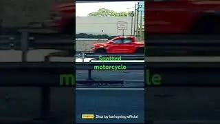 Spotted motorcycle