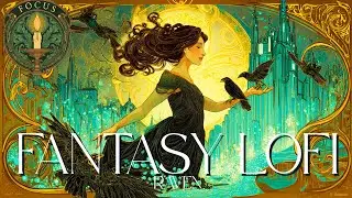 Fantasy Celtic LoFi for Deep Focus | Raven, the Rain-Swept Keep | No.16