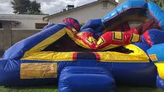 7-in-1 Rainbow Bounce House and Slide Combo in Arizona