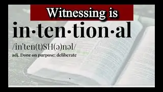 Witnessing Is Intentional