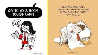 Comics That introverts Will Understand | Funny Comics
