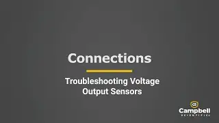 Troubleshooting Voltage Output Sensors
