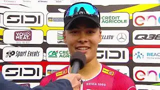 flash interview a Sakarias Koller L&oslash;land, vincitore della Veneto Classic 2025