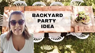 Backyard Party Ideas #outdoorparty #summerparty #backyardpartyideas