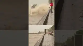Extremely Severe cyclonic storm &lsquo;Biporjoy&rsquo; in Arabian Sea hits Gujarat and Maharashtra coast