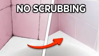 The Easiest Way to CLEAN & REMOVE Black Mold from Shower and Bathroom Tiles &ndash; No Scrubbing!