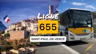 Zou ! &bull; Ligne 655 &bull; Vence ➜ Saint-Paul-De-Vence ➜ Nice.