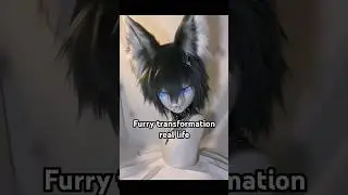 Furry transformation real life #furry #furries #therian #antizoo #cosplay #costume #fursuiters
