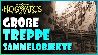 Alle Sammelobjekte - Die große Treppe von Hogwarts Legacy - Fundorte Buchseiten Truhen - Lösung