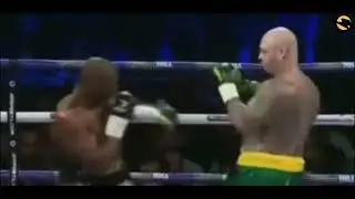 On this day: Dillian Whyte disrespect Lucas Browne with a Brutal Jab to the face | Replay in Slow Mo