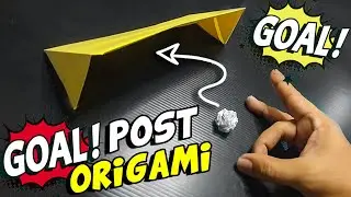 ⚽ OLE! OLE! | Fun & Easy Soccer Goal Post Origami For Kids