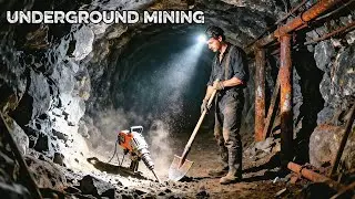 Inside an Underground Gold Mine: From Rock to Gold, #gold #prospecting #discovering 