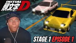 INITIAL D SEASON 1 EPISODE 1 REACTION! Initial D First Stage The Ultimate Tofu Store Drift Reaction!