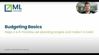 Budgeting Basics Steps 4 & 5: Prioritization and habits - YNAB Demo by Matt Lenhart Coaching