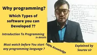 Which Type of software you can developed?-C Tutorial#1 | introduction to c programming