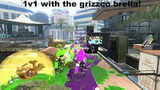 Splatoon 2 Mod: 1v1 with Grizzco Brellas!