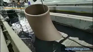 JS FITTINGS 16 inch CS pipe elbows - painting