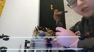 WWE action figure match on a Monday night raw second match I won't spoil anymore 