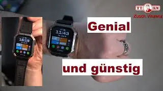 Warum will jeder diese Smartwatch unter 50 &euro;? ⌚Telefonfunktion, Pulsmesser, Schlafmonitor usw. TEST