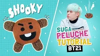 DIY BTS ☆ Como hacer el PELUCHE de SHOOKY de BT21 (Suga) ♡ SHOOKY DOLL TUTORIAL l Fabbi Lee