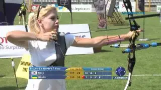 Korea v Ukraine – recurve cadet women team gold | Legnica 2011
