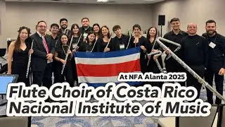 Single Yellow line | Flute Choir of Costa Rica National Institute of Music | NFA Alanta Performance 