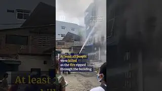 Battery explosion suspected in deadly office fire in Jakarta