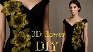 DIY_Flowers/How to make 3D velvet flowers