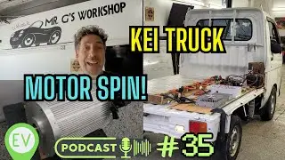 Kei Truck Motor Spin - Switch Vehicles - Formosa EV at SEMA - Big Orange Cable - EV Hangout 35