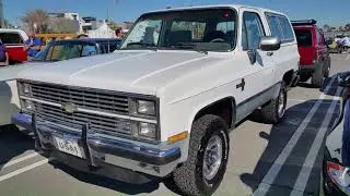 1984 Chevrolet K5 Blazer Silverado Survivor SOLD $24,500 Auction Original Paint All Stock 4x4 Chevy