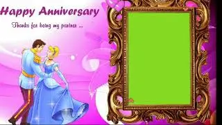 #Amazing effect  Anniversary Green screen photo Frame