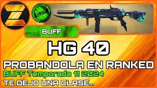 Probando la HG 40 en Ranked, Te dejo una clase - BUFF Temporada 11 2024 - COD Mobile