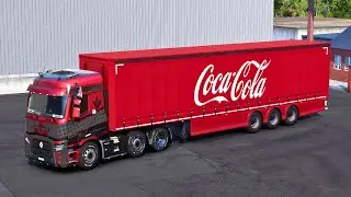 4K Ultra Realistic Graphic Mod Cinematic ETS2 v1.57 Gameplay❤️CocaCola Cargo Delivered! Ep3 RTX 4060