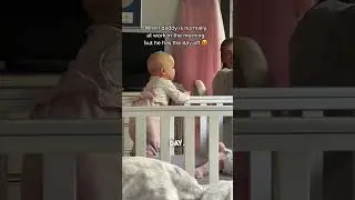 Реакция малышки, узнавшей, что ее отец ушел с работы ❤️