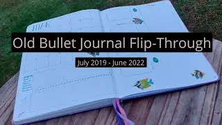 Old Bullet Journal Flip-Through (July 2019 - June 2022)