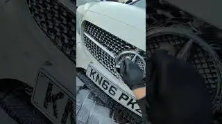Frosty cold morning car detail ❄️ #asmr #automobile #pov #detailing #cleaning #dirtycar #amg
