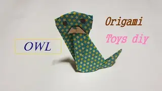 Origami : How to make a paper Owl TOYS DIY