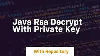 java rsa decrypt with private key