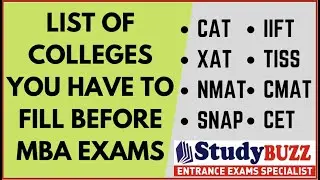 Very important update: List of colleges to fill before & after MBA exams | Both CAT & Non-CAT exams