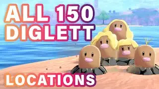 ALL 150 DIGLETT LOCATIONS | In 7 Minutes ► Pokemon Sword & Shield
