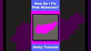 How To Fix Pink Materials || Unity Tutorial #unity #gamedev #3d