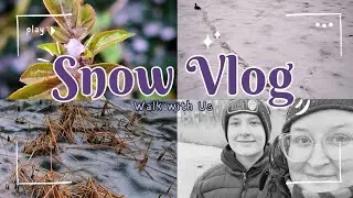 Snow Vlog | Walk with us | Papendrecht 