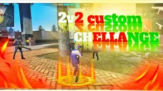 2 v 2 custom challenge accepted 😈 | Free Fire challenge || #freefire #custom challenge 