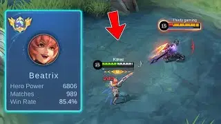 USE THIS BUILD FOR BEATRIX BROKEN DAMAGE!! TOP 1 GLOBAL BEATRIX BEST BUILD 2023 - Mobile Legends