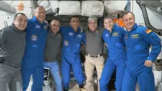 SpaceX Crew-3 Astronauts hatch opening on International space station