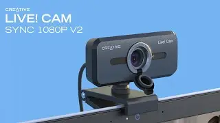 Creative Live! Cam Sync 1080p V2 - Webcam full HD per le videochiamate