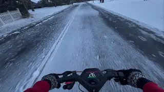 Segway P100 Pov Ride In The Snow