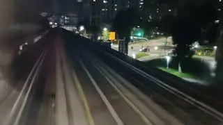 (SMRT) Bukit Panjang LRT - Alstom Innovia 300R APM C801B (139 w/ 151) Ride | South View - Choa...