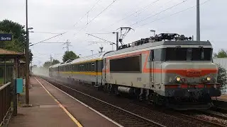 I.E.S 142 en BB22200, Train Meuleur...
