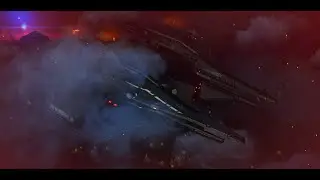 No Man's Sky Sentinel: Black and Yellow Sith TIE Interceptor